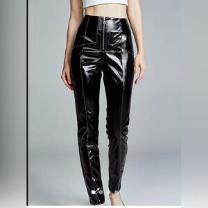 I. AM. GIA. Black Faux Leather Pants